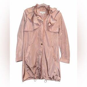Via Spiga Light Pink Hooded Trench Coat